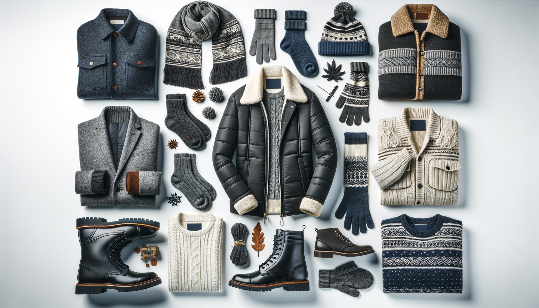 Winter Wardrobe Essentials for Men: Artistic Accessories